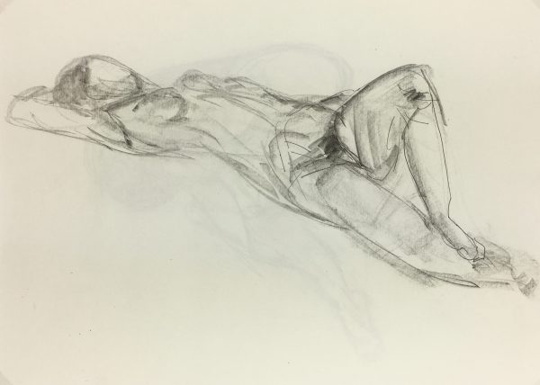 Nudes Original Art - Nudes, French, 1990s