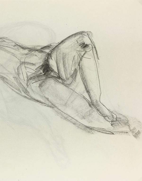 Nudes Original Art - Nudes, French, 1990s
