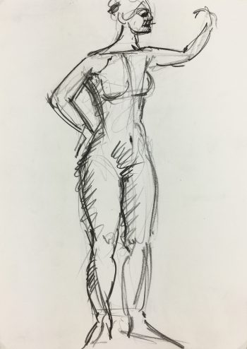 Nudes Original Art - Nudes, French, 1980s