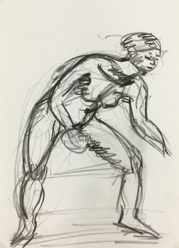 Nudes Original Art - Nudes, French, 1980s