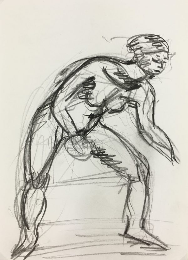 Nudes Original Art - Nudes, French, 1980s
