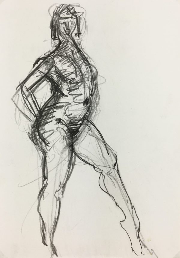 Nudes Original Art - Nudes, French, 1980s