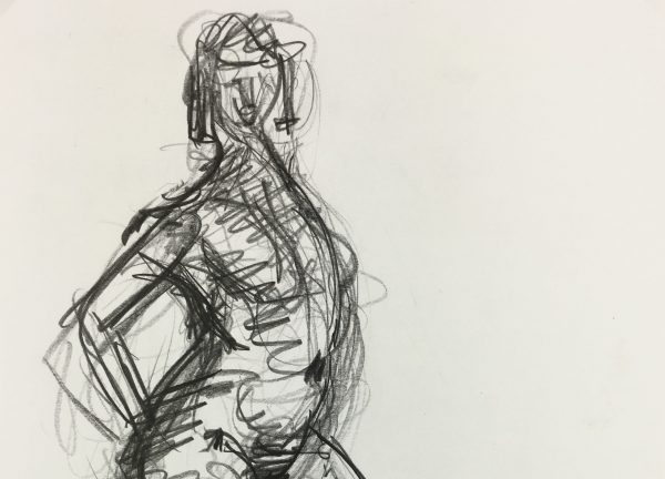 Nudes Original Art - Nudes, French, 1980s