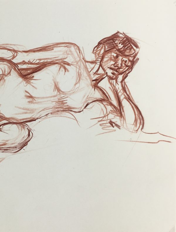 Nudes Original Art - Nudes, French, 1980s