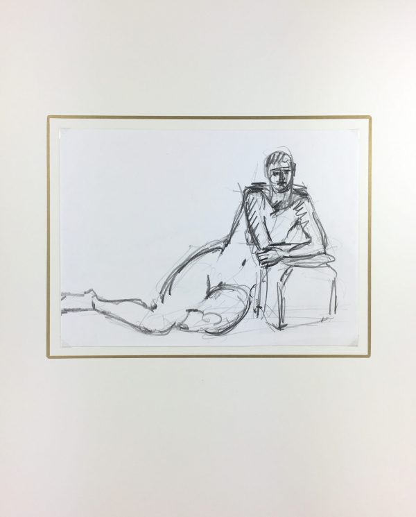 Nudes Original Art - Nudes, French, 1980s