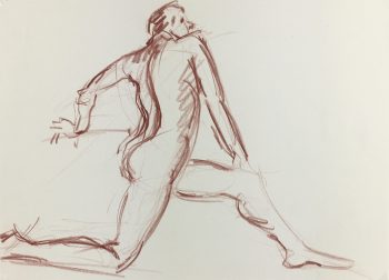 Nudes Original Art - Nudes, French, 1980s