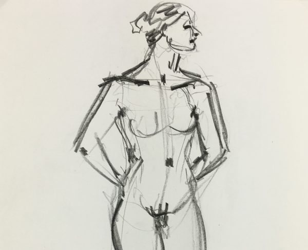 Nudes Original Art - Nudes, French, 1980s