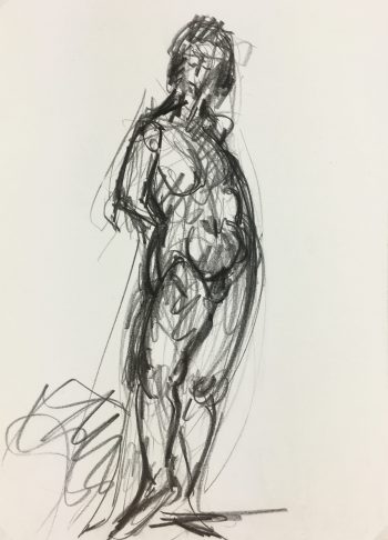 Nudes Original Art - Nudes, French, 1980s