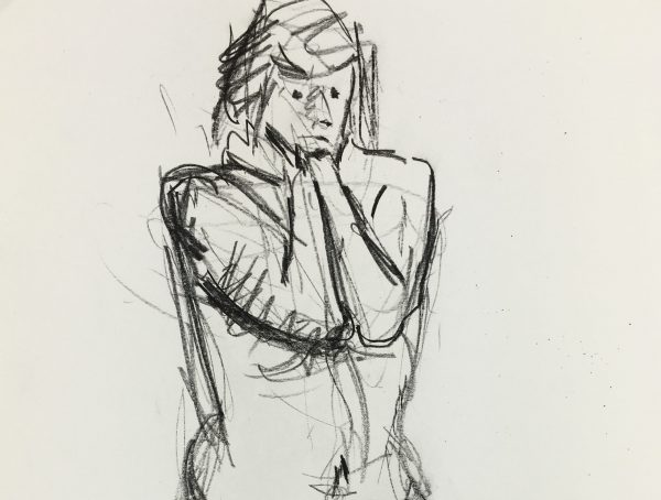Nudes Original Art - Nudes, French, 1980s