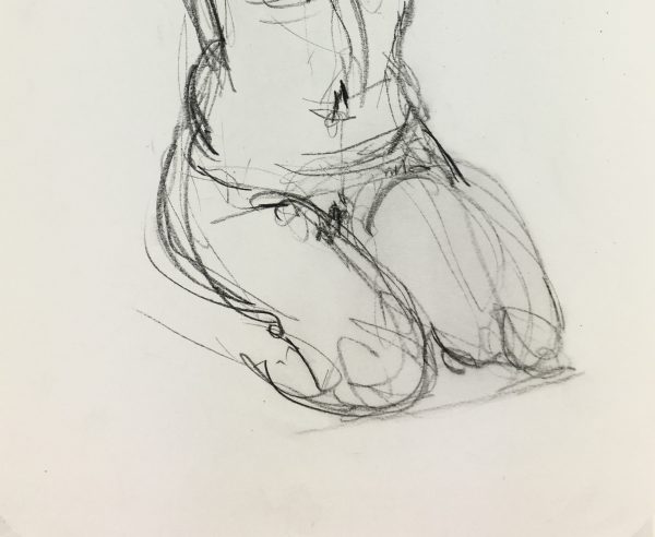Nudes Original Art - Nudes, French, 1980s