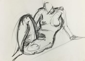 Nudes Original Art - Nudes, French, 1980s