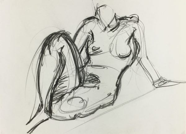 Nudes Original Art - Nudes, French, 1980s