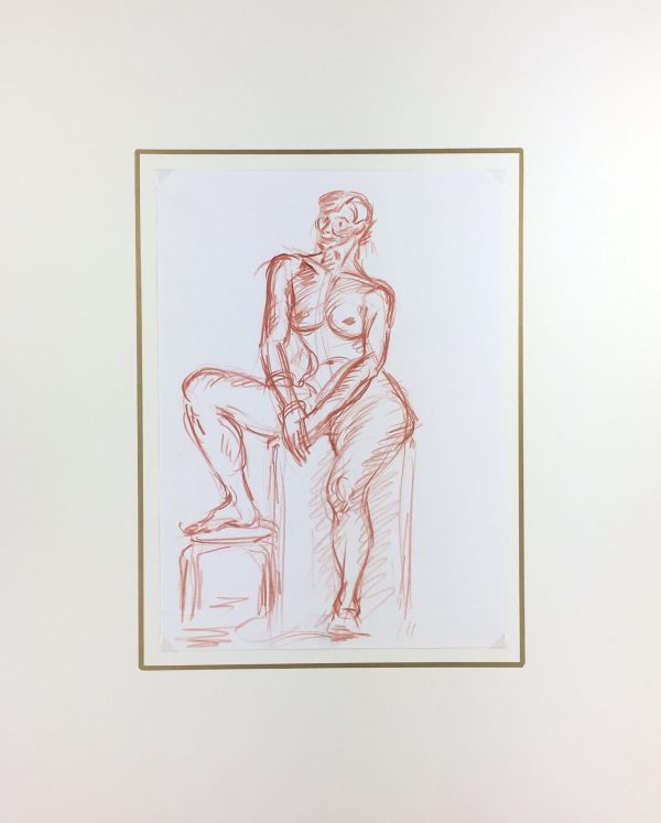 Nudes Original Art - Nudes, French, 1980s