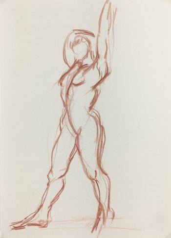 Nudes Original Art - Nudes, French, 1980s