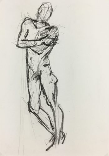 Nudes Original Art - Nudes, French, 1980s