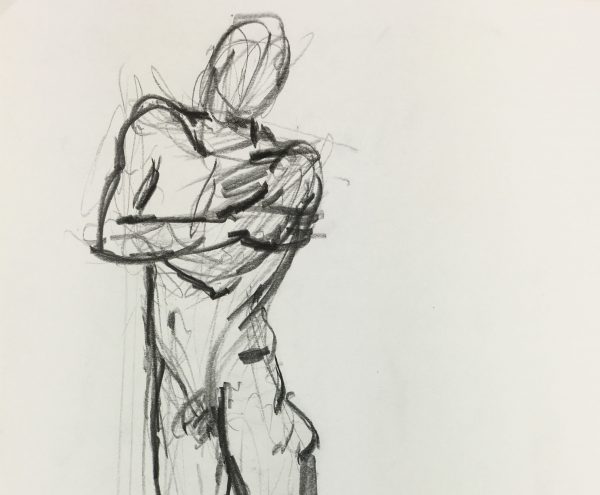 Nudes Original Art - Nudes, French, 1980s