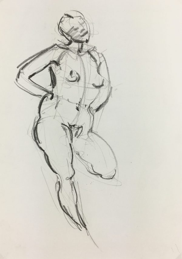 Nudes Original Art - Nudes, French, 1980s