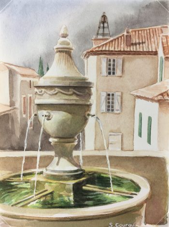 Provence, France Original Art - Provence, S. Courau, c.1980