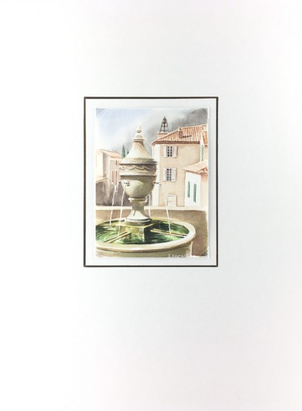Provence, France Original Art - Provence, S. Courau, c.1980