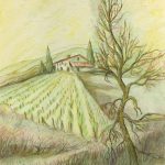 Provence, France Original Art - Provence, Fischer, c.1960