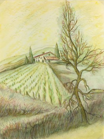 Provence, France Original Art - Provence, Fischer, c.1960