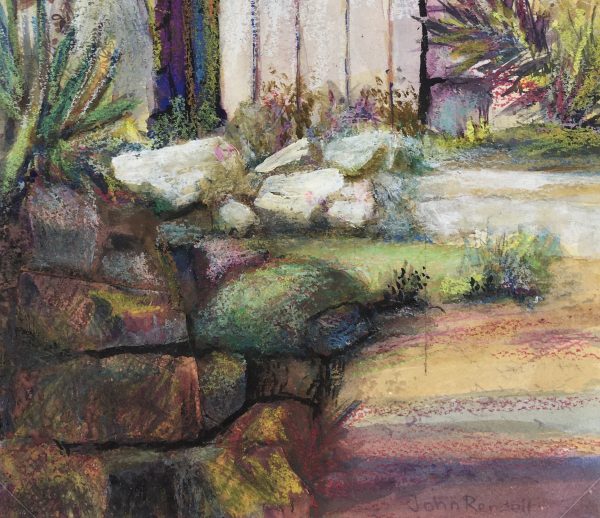 Provence, France Original Art - PRovence, John Rendell, c.1980