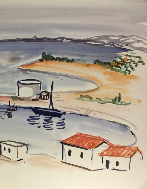 Provence, France Original Art - Provence, J. de Bardyère, c.1950