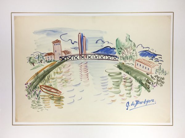 Provence, France Original Art - Provence, J. de Bardyère, c.1950