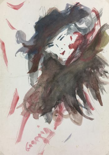 Performance Original Art - Stage Actress, Giorgio, c.1970