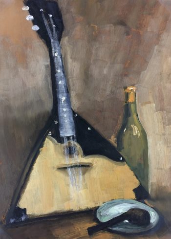 Performance Original Art - Strings and Wine, R. Bailly, 1967