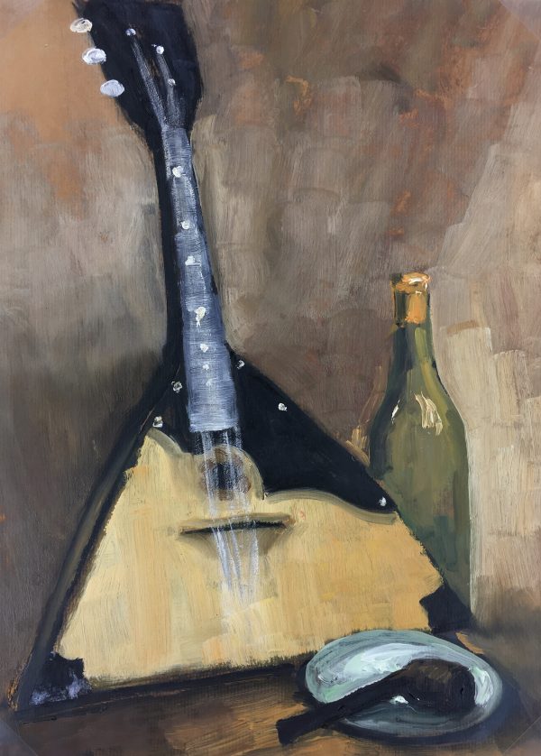 Performance Original Art - Strings and Wine, R. Bailly, 1967
