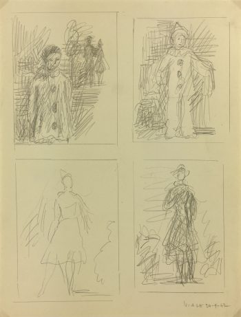Performance Original Art - Pencil - Ideas , Albert Vialé, 1942