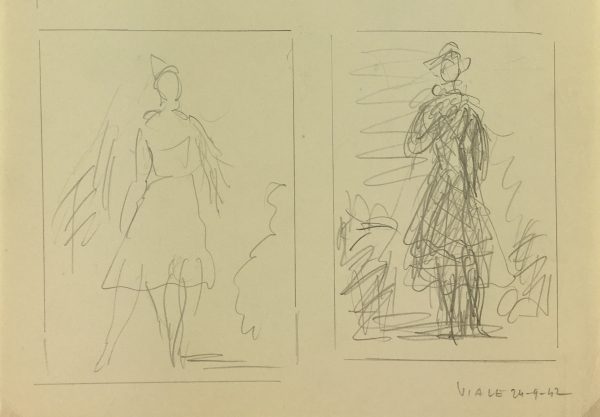 Performance Original Art - Pencil - Ideas , Albert Vialé, 1942