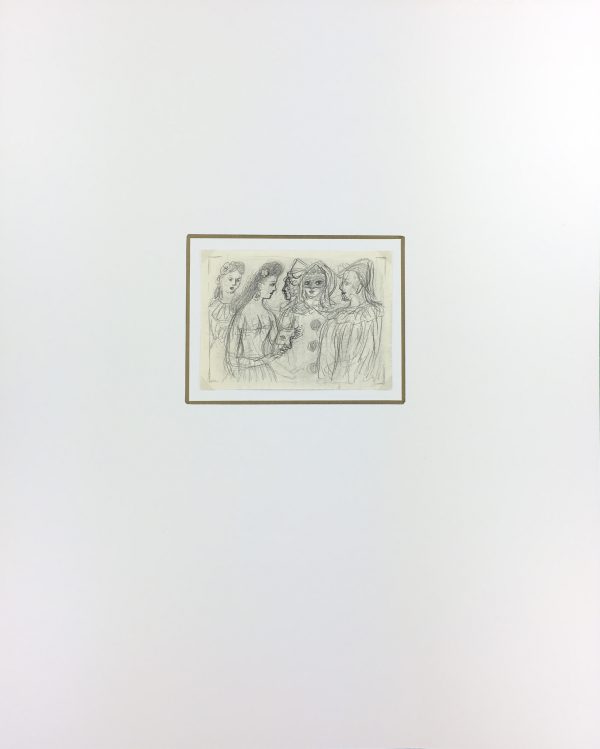 Performance Original Art - Costume Party, Albert Vialé, c.1930