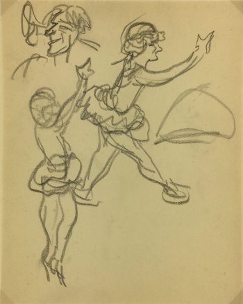 Performance Original Art - Circus, Jean Chauvin, c.1930