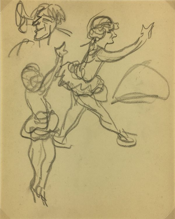 Performance Original Art - Circus, Jean Chauvin, c.1930