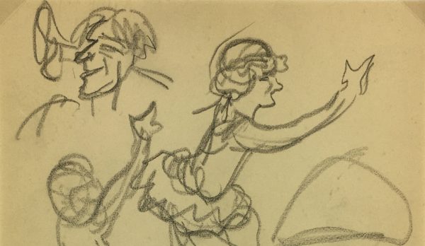 Performance Original Art - Circus, Jean Chauvin, c.1930