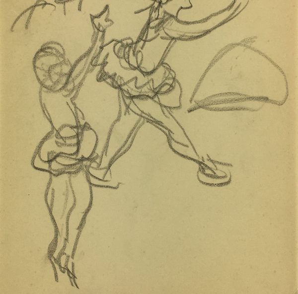Performance Original Art - Circus, Jean Chauvin, c.1930