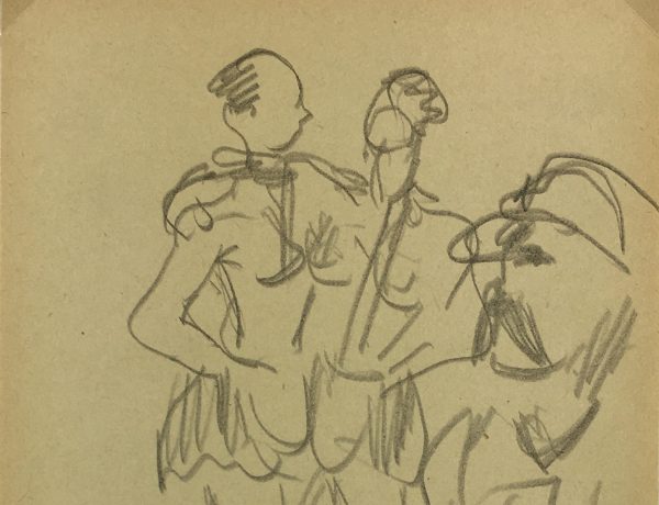 Performance Original Art - Paris Circus, Jean Chauvin, c.1940