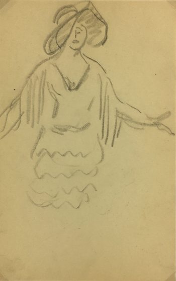 Performance Original Art - Paris Circus, Jean Chauvin, c.1940