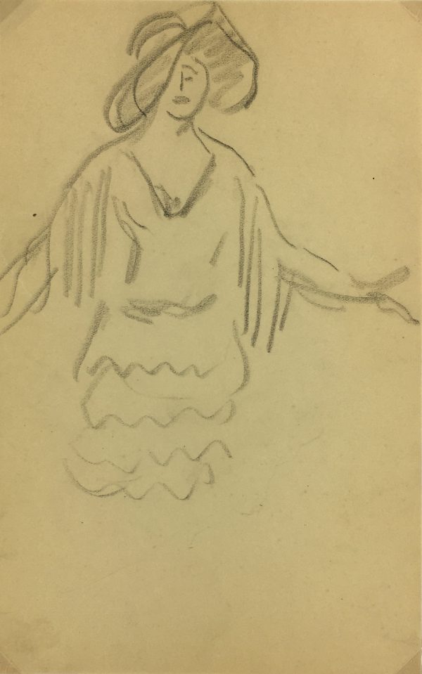 Performance Original Art - Paris Circus, Jean Chauvin, c.1940