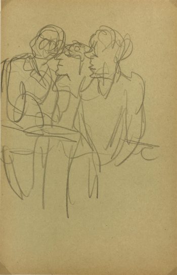 Performance Original Art - Paris Circus, Jean Chauvin, c.1940
