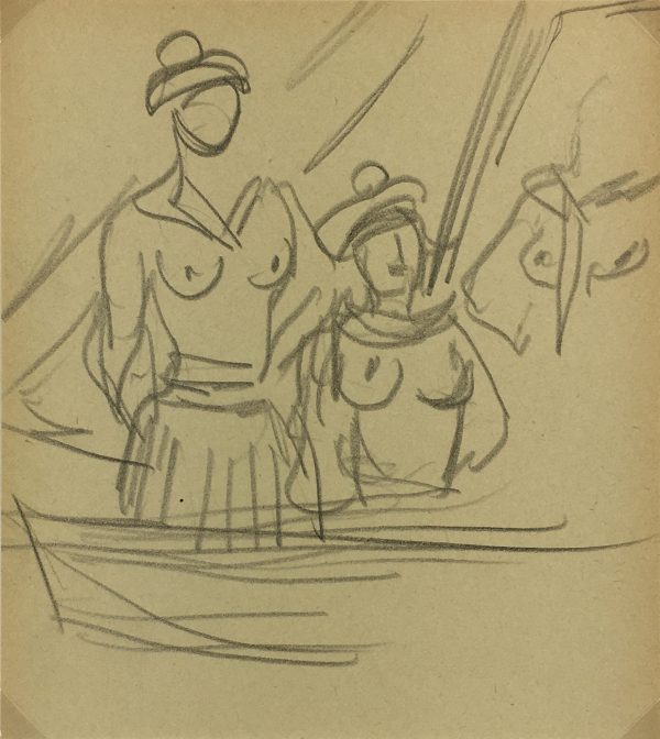Performance Original Art - Cabaret, Jean Chauvin, c.1930