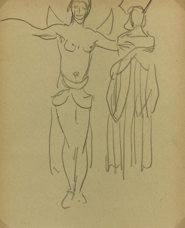 Performance Original Art - Cabaret, Jean Chauvin, c.1930