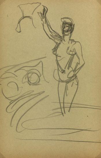 Performance Original Art - Cabaret, Jean Chauvin, c.1930