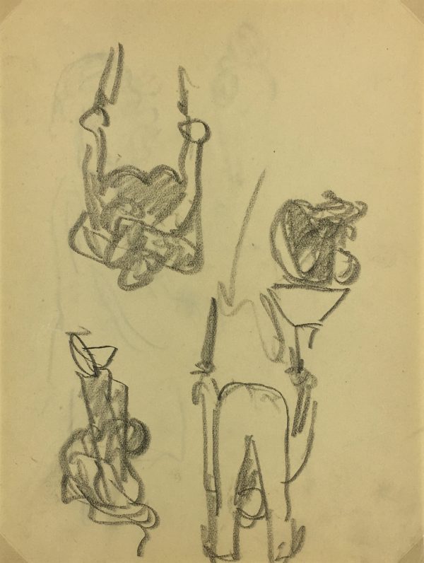 Performance Original Art - Circus, Jean Chauvin, c.1930