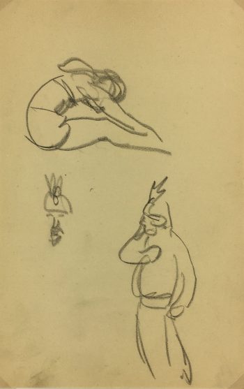 Performance Original Art - Circus, Jean Chauvin, c.1930