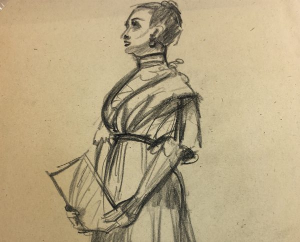 Performance Original Art - Performer, Gisèle Tanalias, c.1960