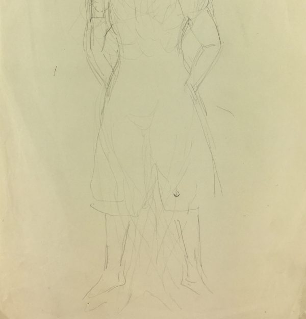Performance Original Art - Pencil - Commedia del Arte, Albert Vialé, c.1930