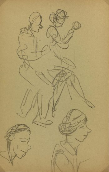 Performance Original Art - Circus, Jean Chauvin, c.1930